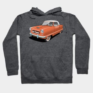 nash metropolitan in coral Hoodie